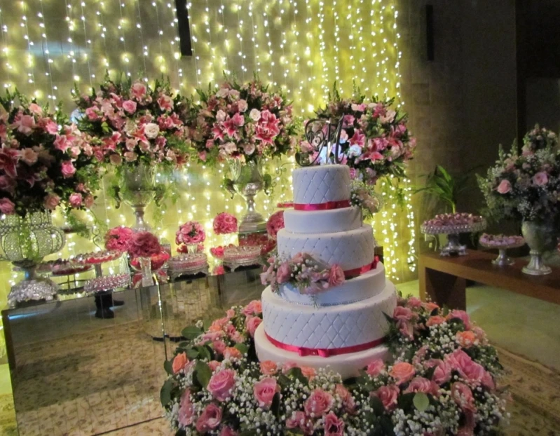 buffet para aniversário de debutantes