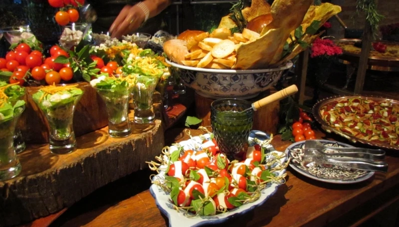 buffet para casamento simples