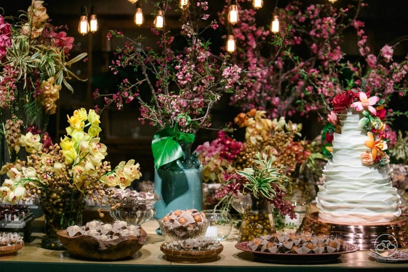 buffet para festa de debutantes